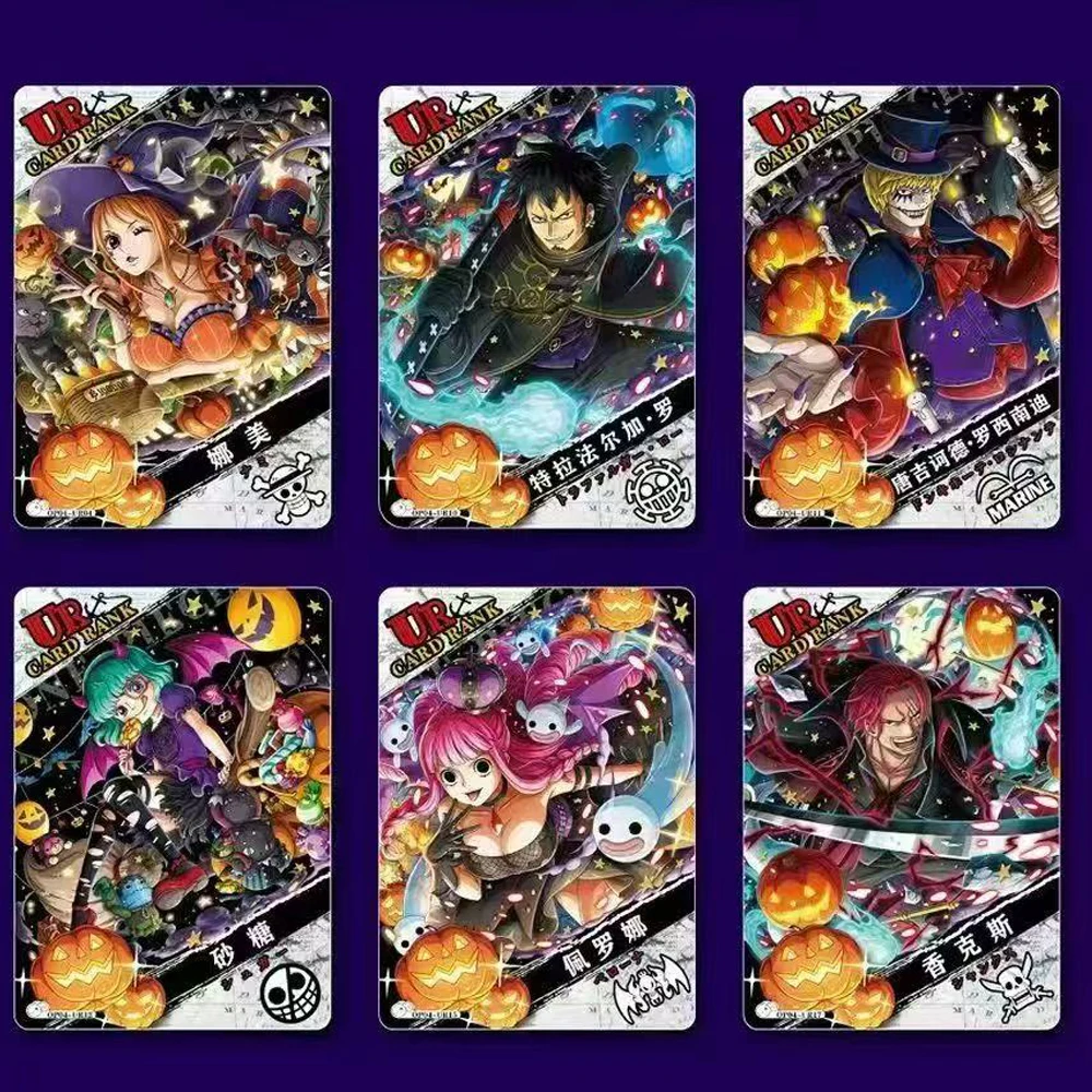 원피스 카드 드레스 로사 부스터 박스 루피 조로 애니메이션 TCG 트레이딩 카드 게임 컬렉션 플래시 카드 어린이 생일 선물