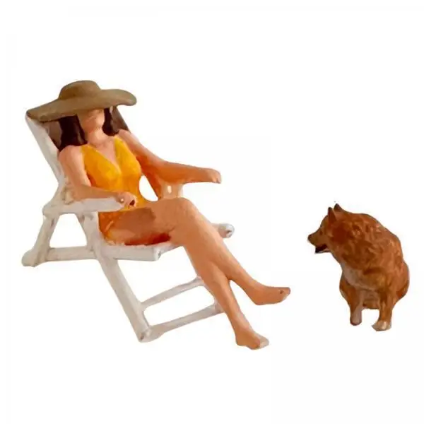 1 64 Scale Miniature Figures Resin DIY Model Diorama Small Painted People for Landscape Photo Props
