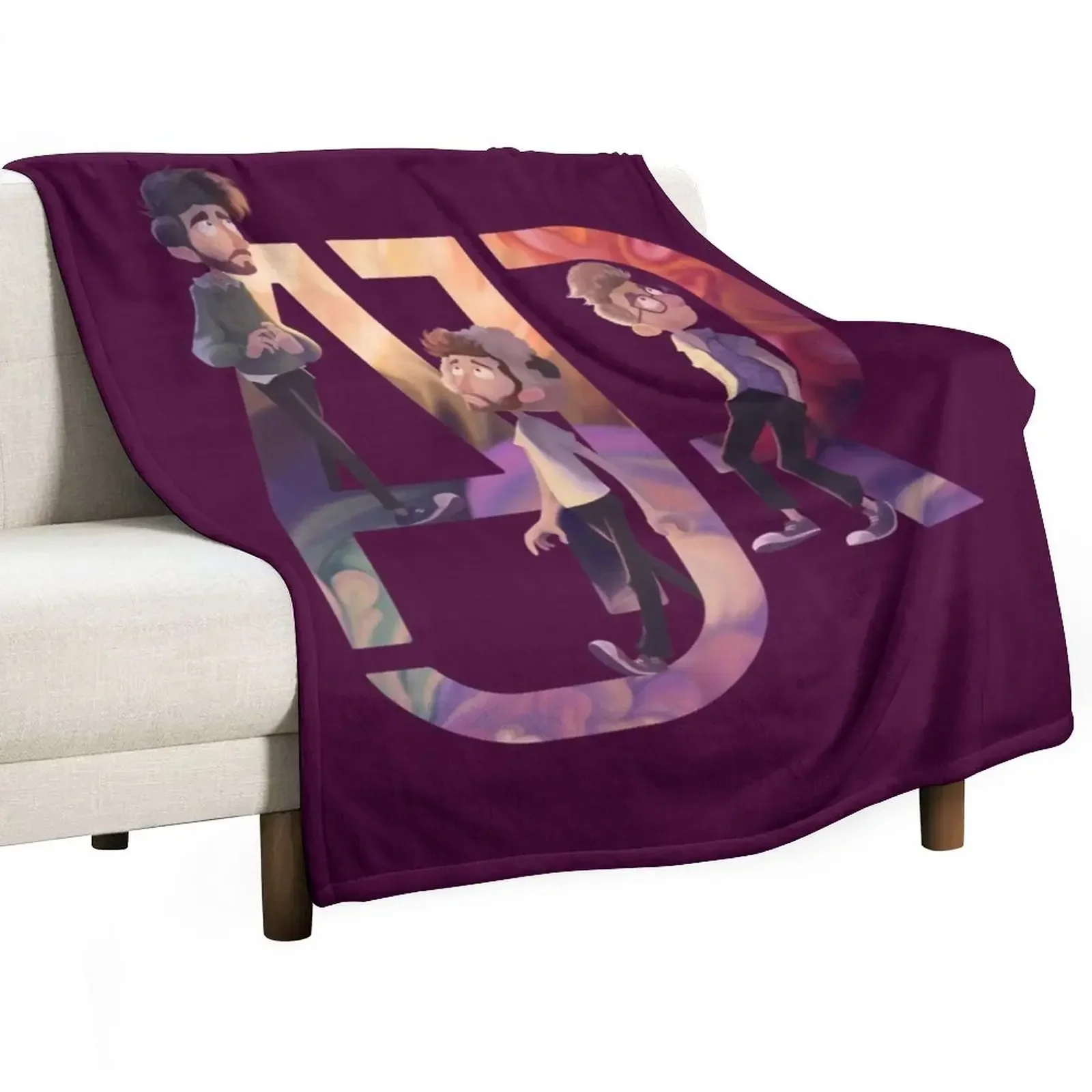 AJR: The Click Galaxy Throw Blanket Cute Luxury St Blankets