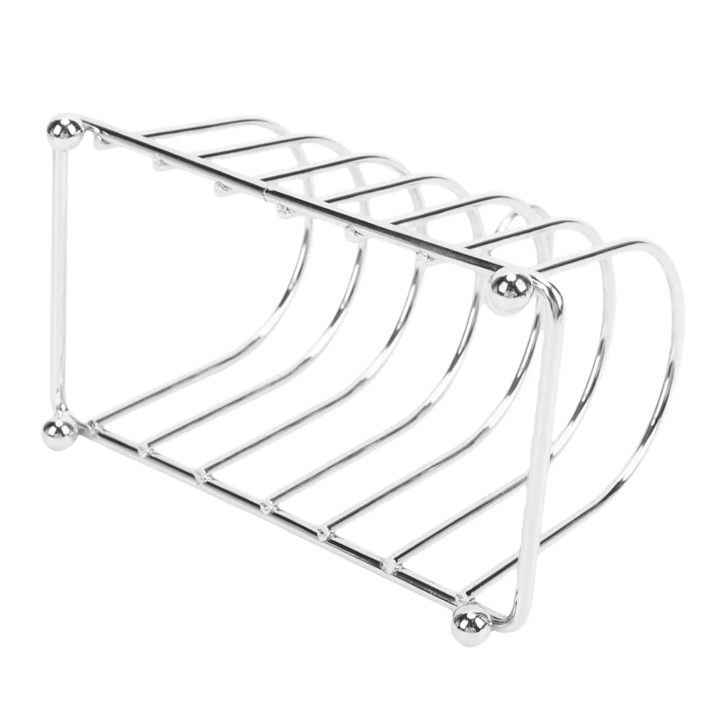 Rustless Steel Toast Rack Wire Frame Structure Smooth Polished Bread Loaf Rack Stable Base Practical Toast Holder Cafe Shop