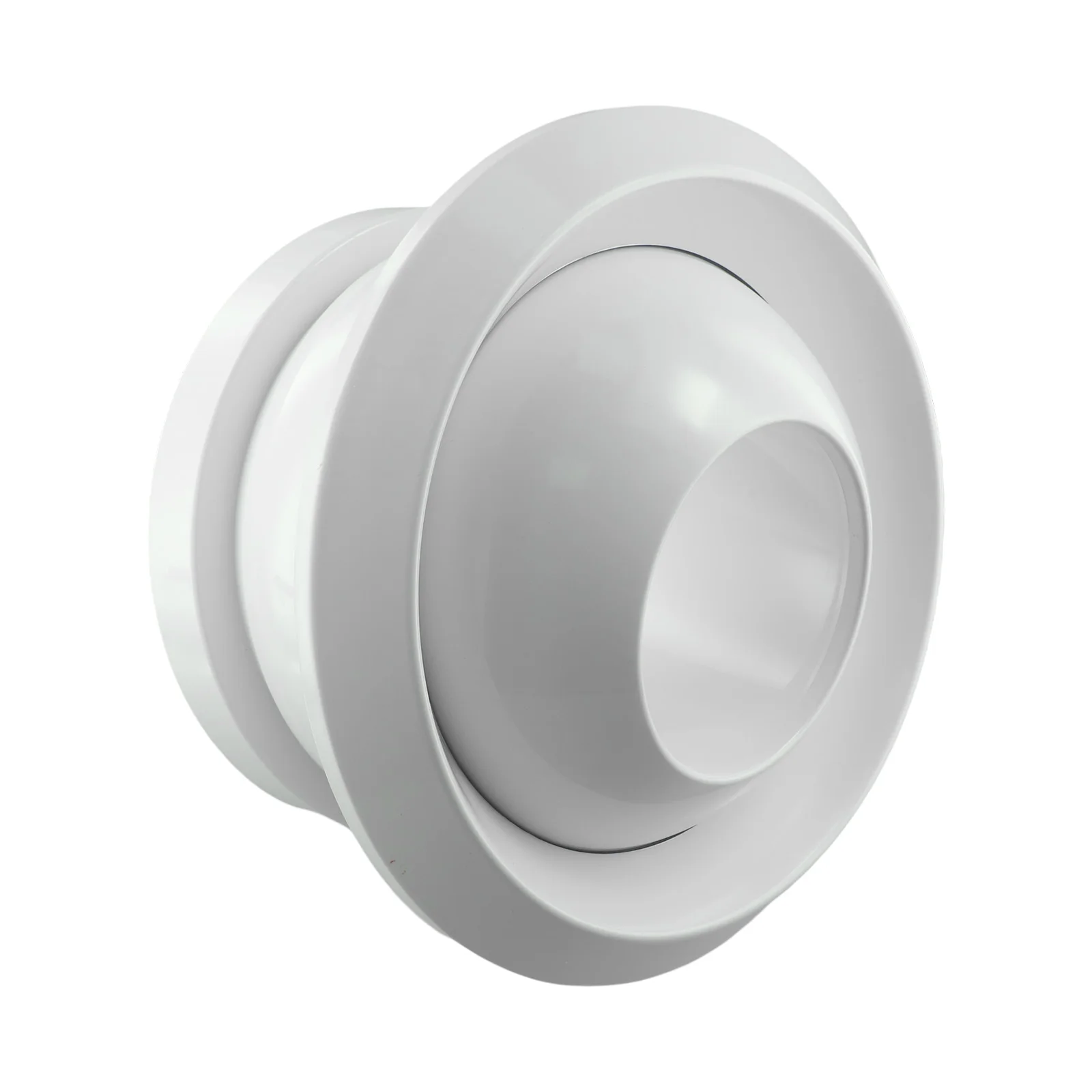 

ABS Circular Jet Spherical Nozzle Air Vent For Airport Station Central Ventilation Adjustable Remote Jet Air System Outlet Valve