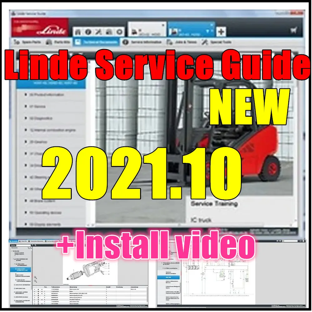 Linde Service Guide LSG 5.2.2 update U0213 [10.2021] or  U019 [12.2019]+Expire Patch with install video