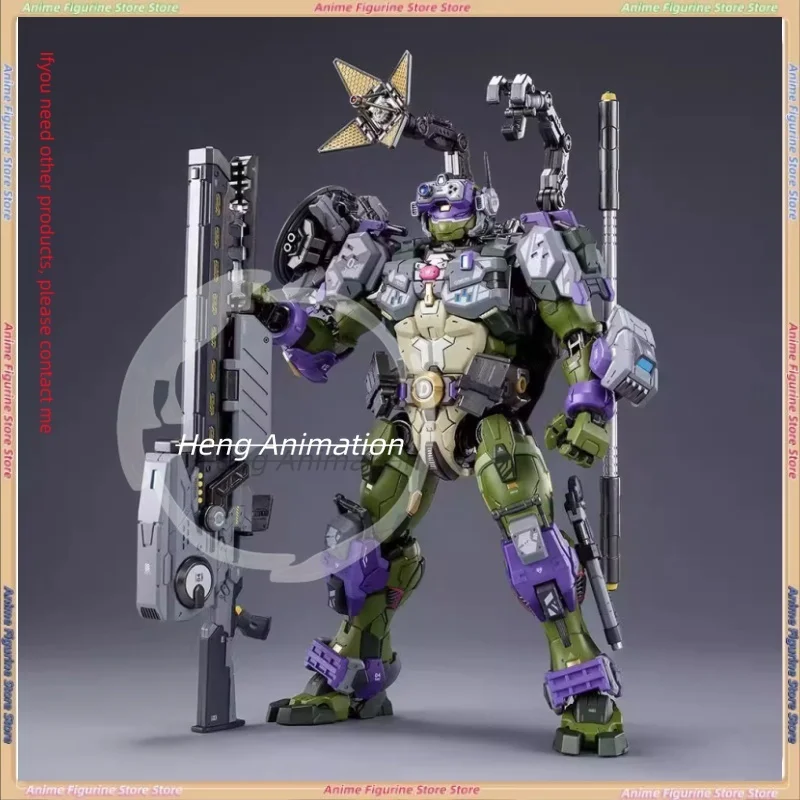 HEATBOYS Ninja Turtles Donatello Alloy Armor نموذج جاهز للتجميع لعبة عصرية تمثال أنيمي