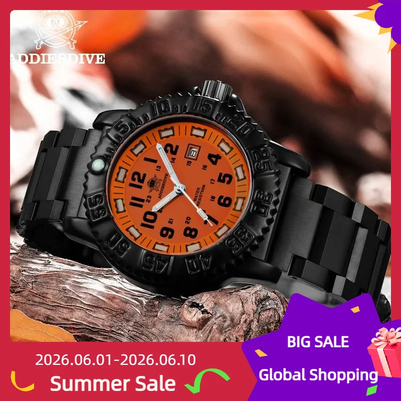 

ADDIESDIVE Classic Quartz Watch For Men Fashion Business High Quality Super Luminous Wristwatch 50M Waterproof Male Wristwatches