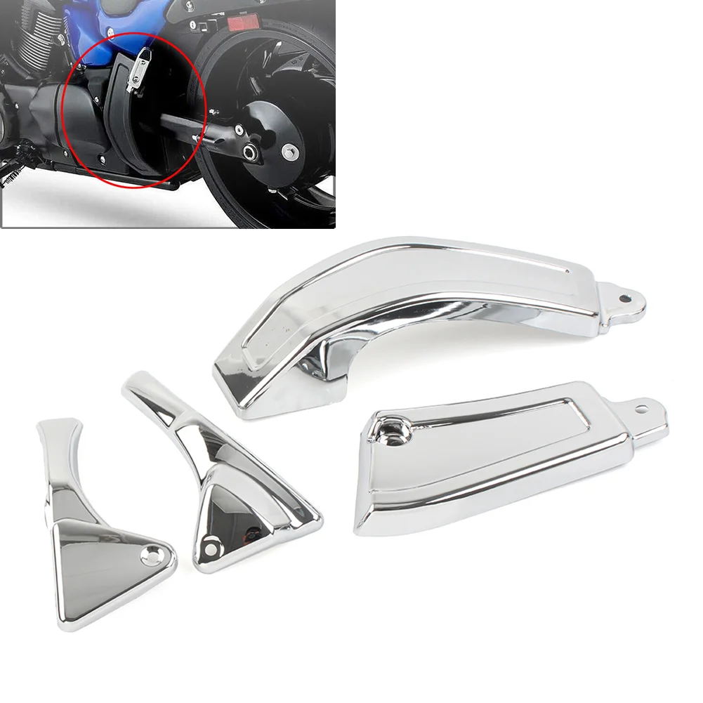 4Pcs Chrome Motorcycle Frame Cover For Suzuki Boulevard M109 M109R All Years