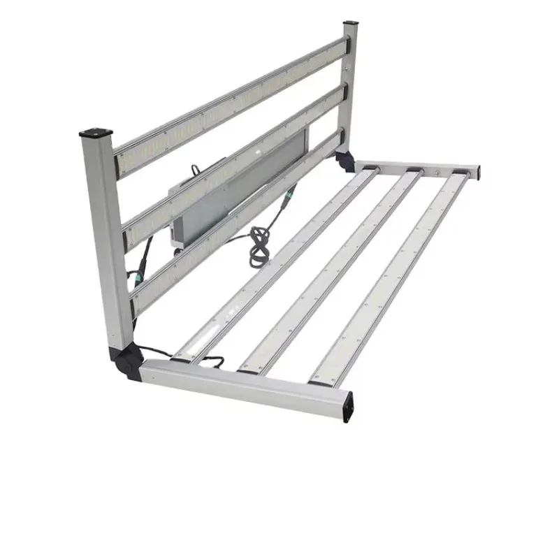 480W Foldable 6-Bar LED Grow Light Aluminum Body IP65 for Greenhouse Vegetable & Bloom Application 1000W Power