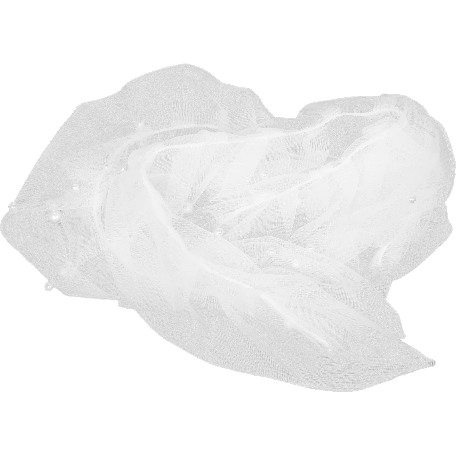 1 زوج الأكمام الزفاف القابلة للإزالة انفصال تول شبكة الأكمام الأبيض الزفاف الذراع يغطي فستان الزفاف كم الإضافات للعروس #1