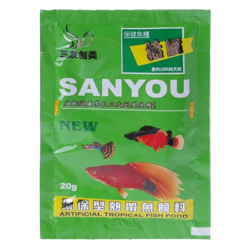 L21A Aquarium ปลาขนาดเล็กอาหาร Tropical Goldfish Healthy Delicious Feed Home Supplies