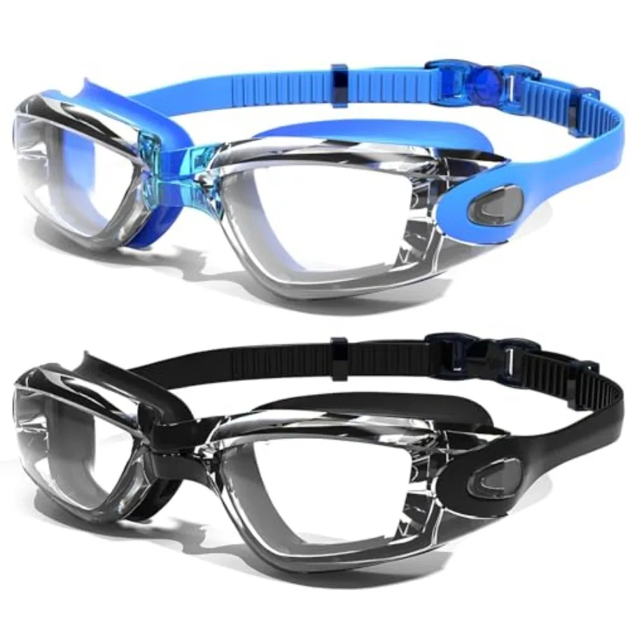 

Swim Goggles, 2-Pack Swimming Goggles, Anti Fog, No Leaking For Adult Women Men Youth
