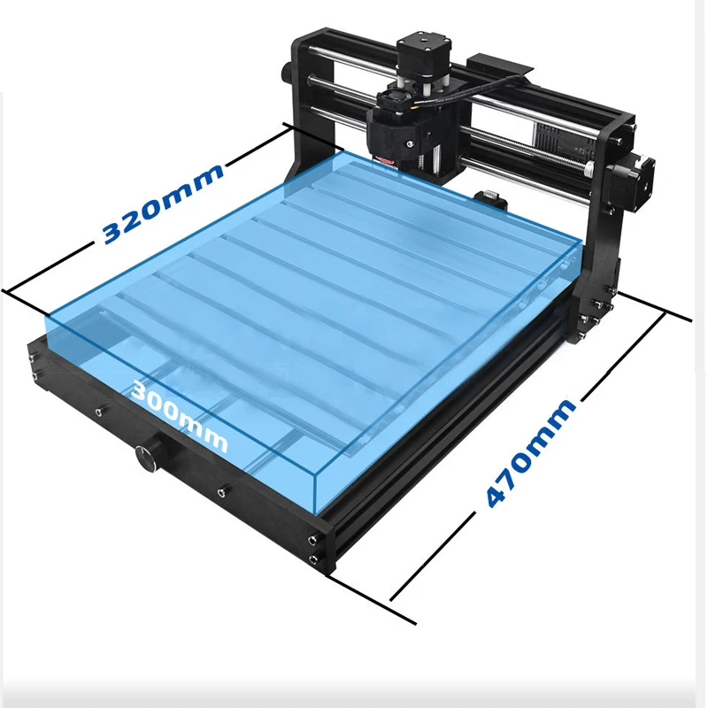 CNC 3018 Y-Achsen-Verlängerungssatz 3040 T-Slot Aluminium MDF Tischverlängerung Aluminium Spoilboard Kompatibel mit CNC 3018pro – Detail 4