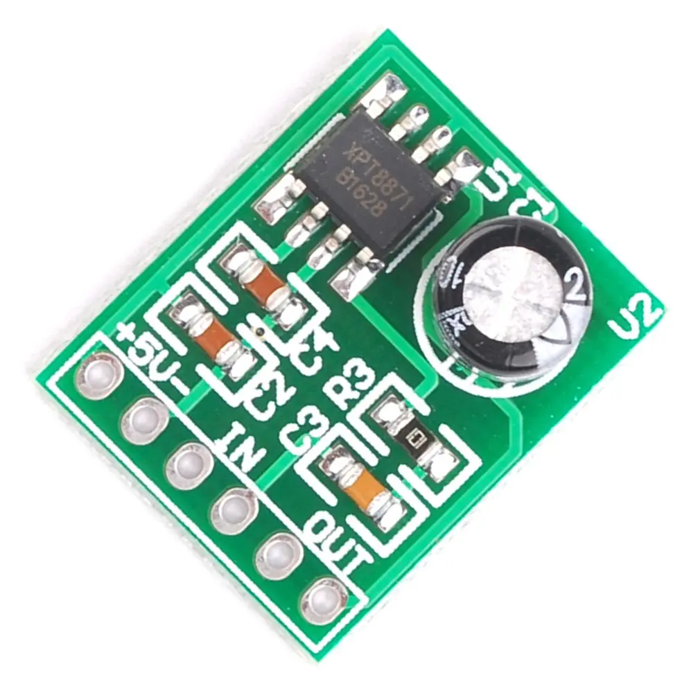 Mini placa amplificadora de potencia Mono, módulo amplificador de potencia 8871, 5V, USB