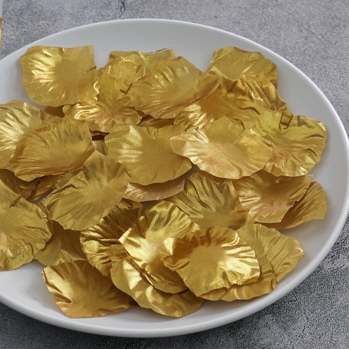 100pcs/lot Gold Silk Rose Petals Flower Celebration Wedding Party Banquet Decor Many Colors Decoration