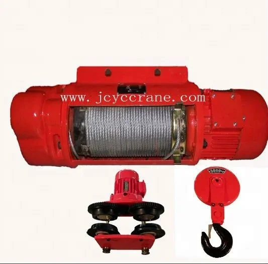 CD Electric Wire Rope Hoist with Single Speed 8/0.8m/min