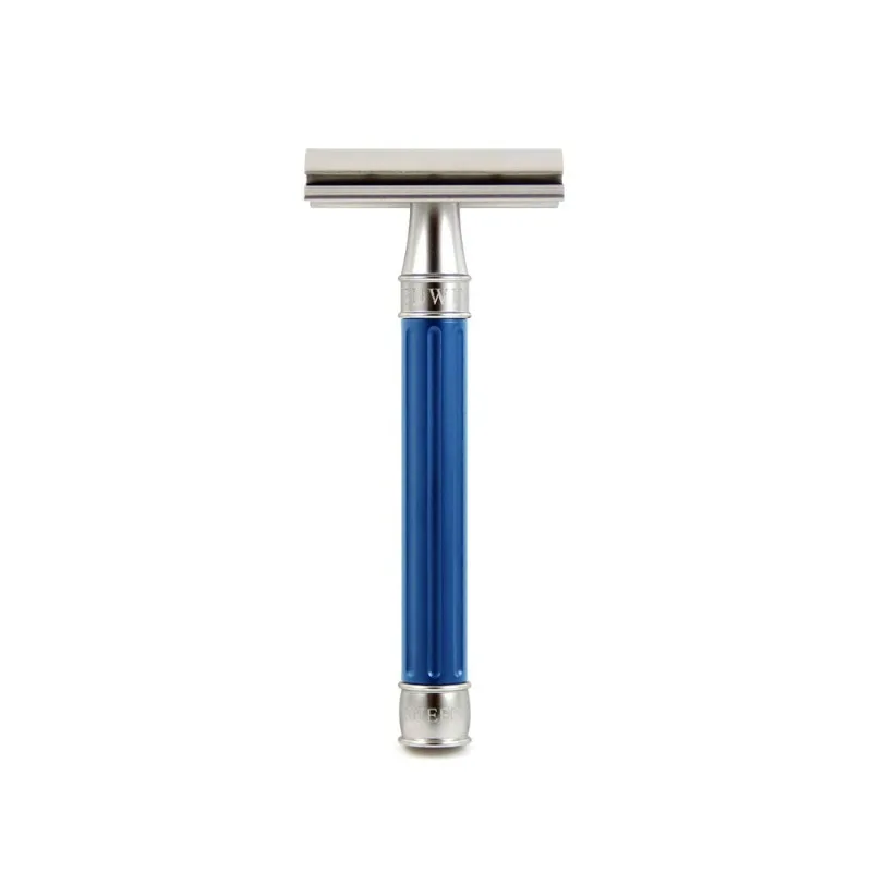 Edwin Jagger 3ONE6 มีดโกนเหล็ก (สีน้ําเงิน)