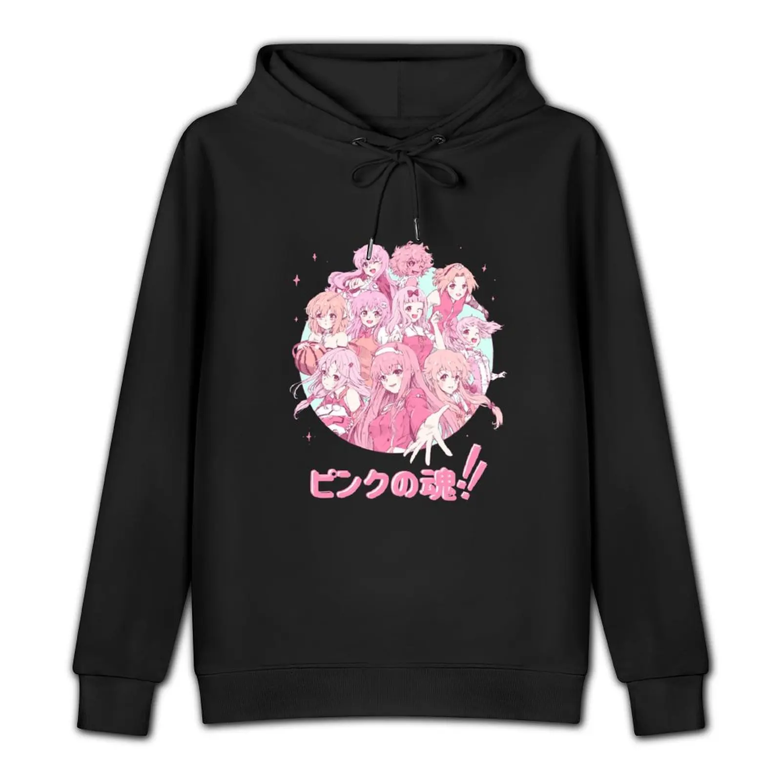 Pink Soul Pullover Hoodie korean clothes men clothes new in hoodies