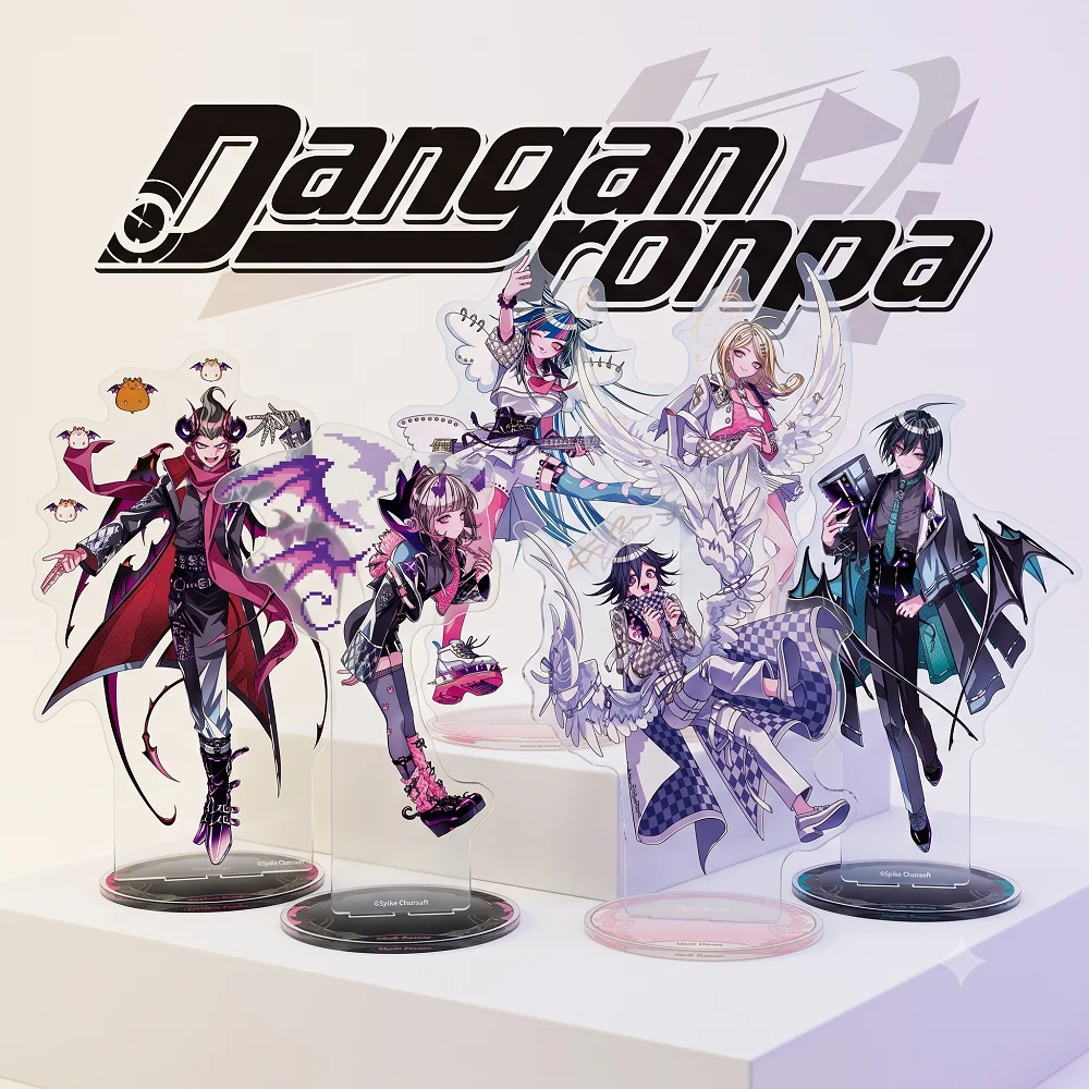 Anime Danganronpa Acrylic Figure Stand Dress Up Kawaii Model Plate Desk Display Board Room Ornament Fans Gift Keychain