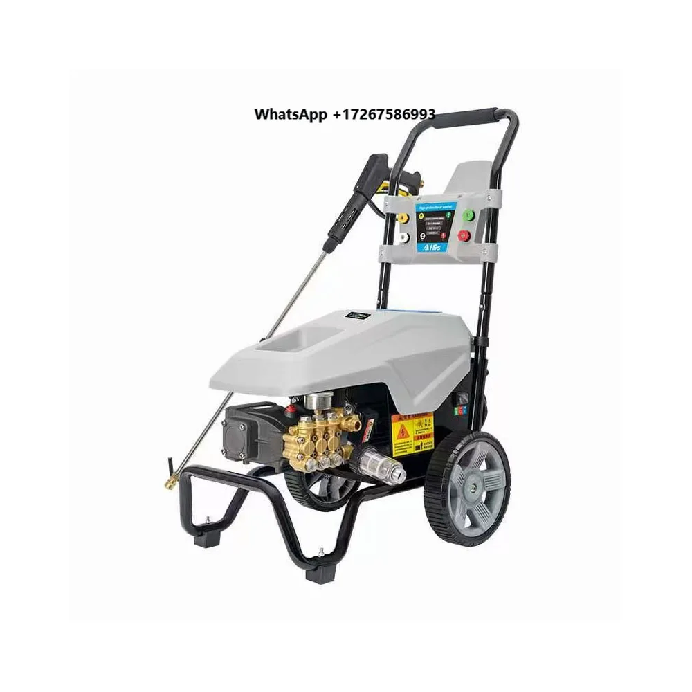 

Electric Mini Portable Car Wash Machine with Stainless Steel Trolley 3200W High Pressure 15MPa for Car Maintenance