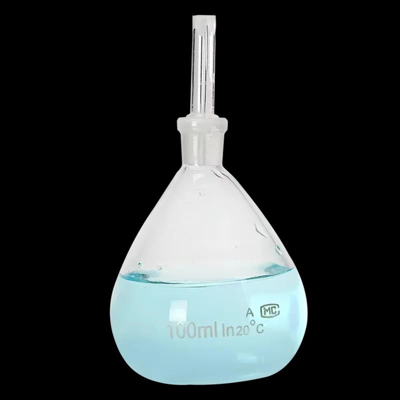 

5ml to 100ml Glass pycnometer, specific gravity bottle, picknometer for Lab Glassware With glass plug