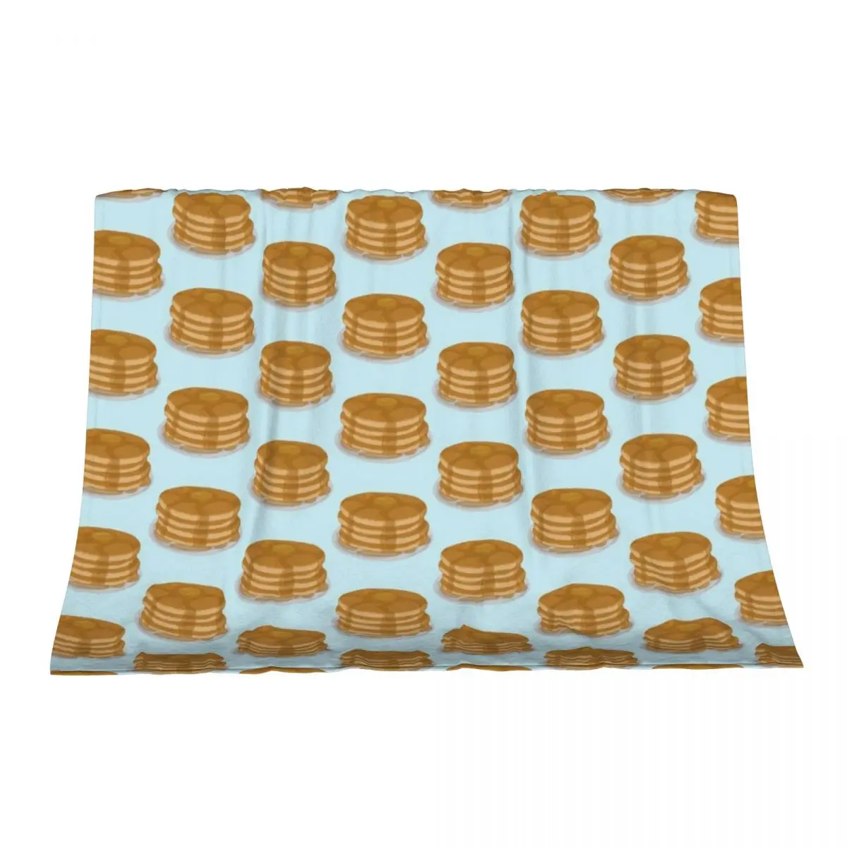 

cartoon stack of pancakes Throw Blanket Blankets For Sofas Flannels christmas decoration Blankets