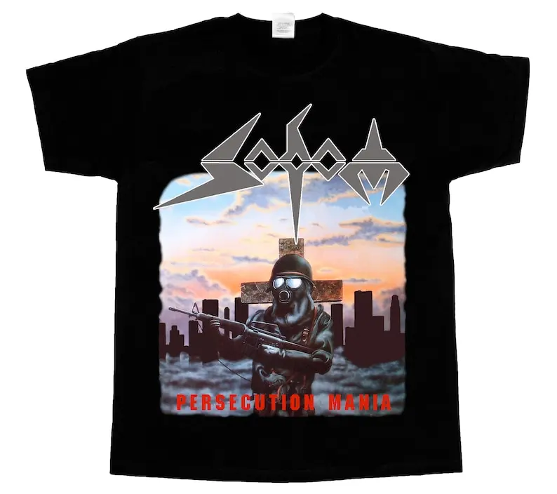 sodom persecution mania obsessed by cruelty german thrash metal t-shirt