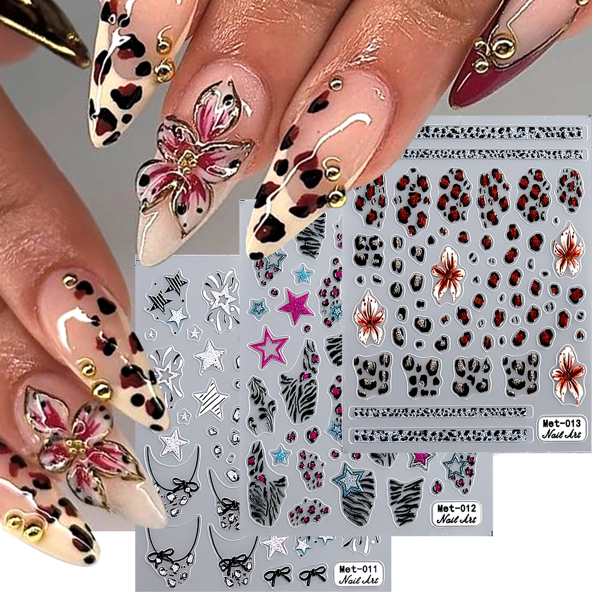 Nail Art Zebra - Adesivi per Unghie con Stampa Leopardata