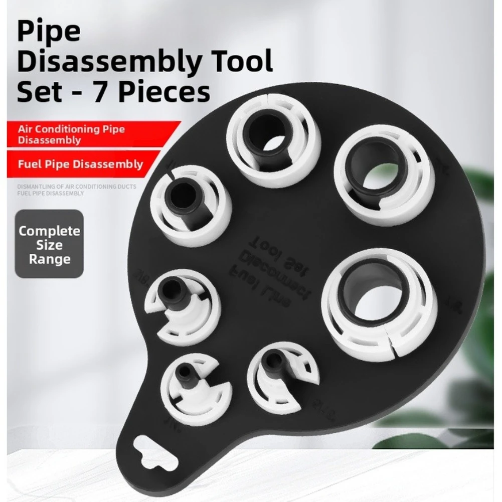 7PCS Thickened Car AC Fuel Line Disconnect Tool Set Automotive Air Conditioning Duct Dismantling Fuel Line Quick Removal Tool