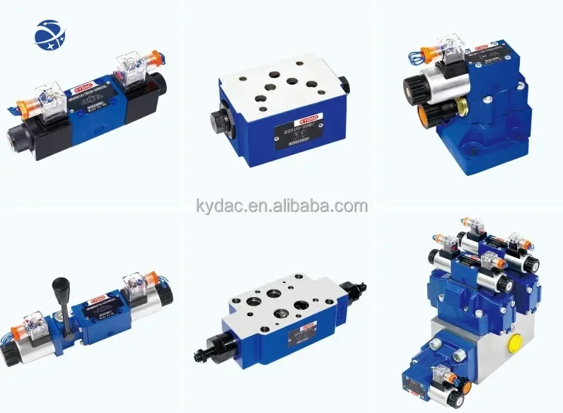 Factory  Replace Rexroth Eaton  DSG WE DG DC12v 24v AC110v 220v Hydraulic Solenoid Valves Flow Pressure