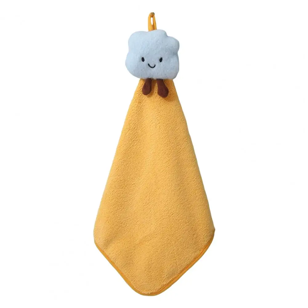 Dish Cleaning Rag Lint Free Cleaning Cloth Hangable Wiping  Durable Colorful Flower Pattern Dish Rag Hanging Wipe Cloth
