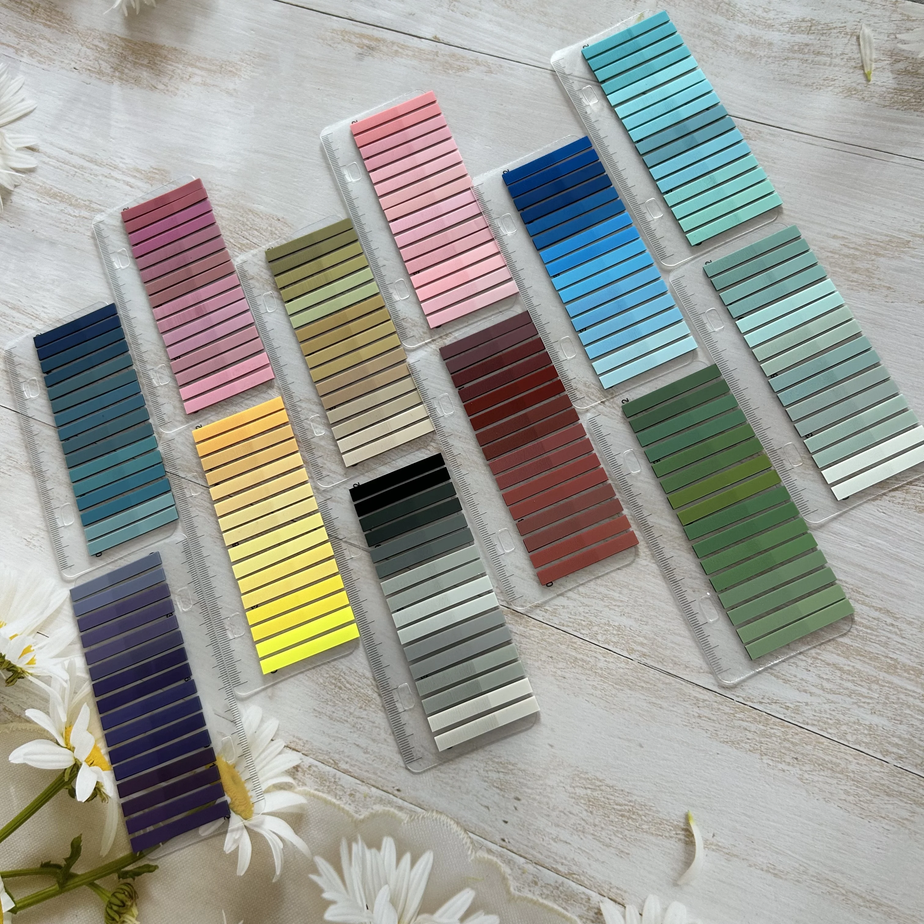 2400 Sheets Stationery Bookmark Planner Stickers Self Adhesive Loose-leaf Memo Pad Page Markers Paper Flags Tabs Stickers Index