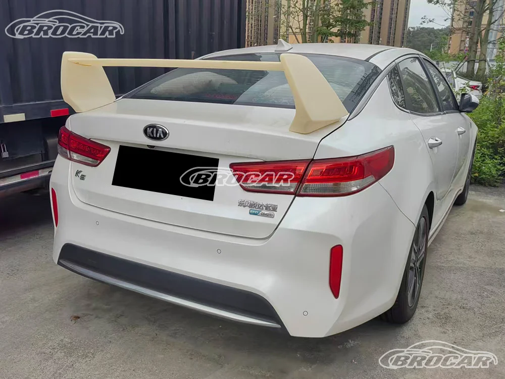 Für 1999--2026 Kia K5 Stinger Rio Cerato K1 K2 K3 K4 K9 Hochwertiger ABS-Kunststoff Glänzend Schwarzer Spoiler Kofferraumflügel Heckspoiler