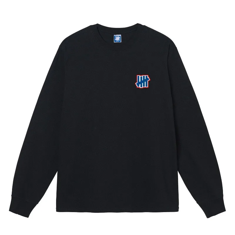 UNDEFEATED Five-Strike Logo Crewneck Sweatshirt | Unisex Relaxed Fit Pullover | American Streetwear Couple Top