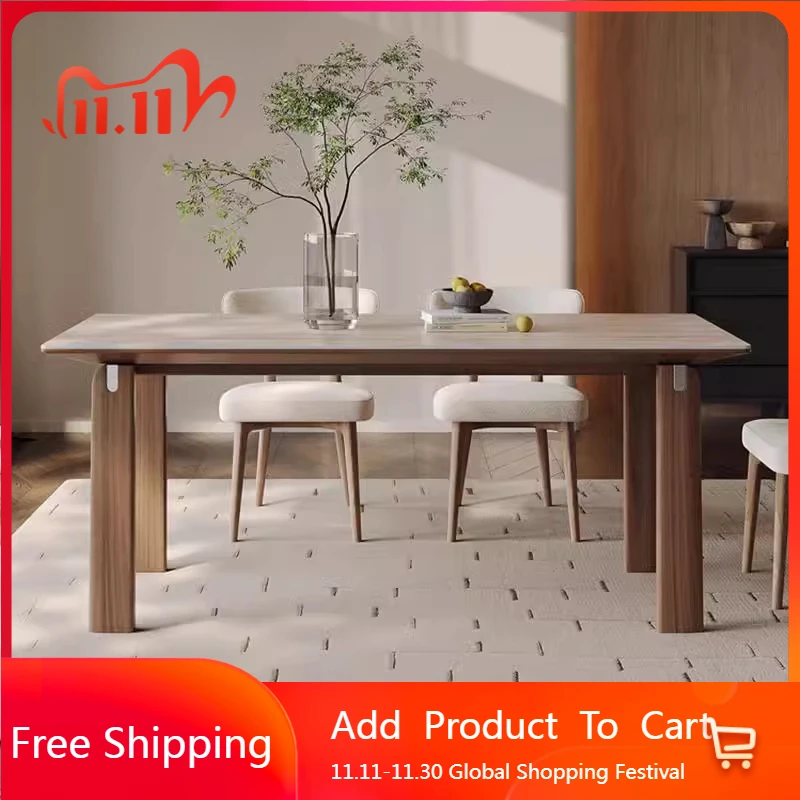 

Luxury Dining Table Japanese Japanese Hotel Newclassic Newclassic Furniture Dining Table Nordic Wood Mesas De Jantar Furniture