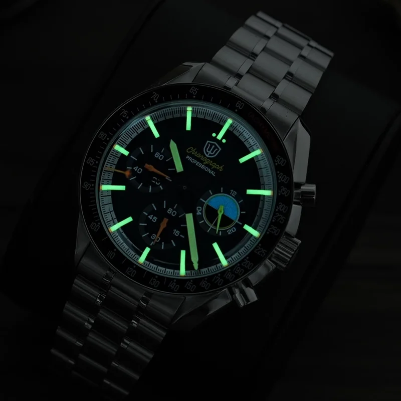 Watchdives WD1863 New Multifunctional Quartz Watch Black VK63