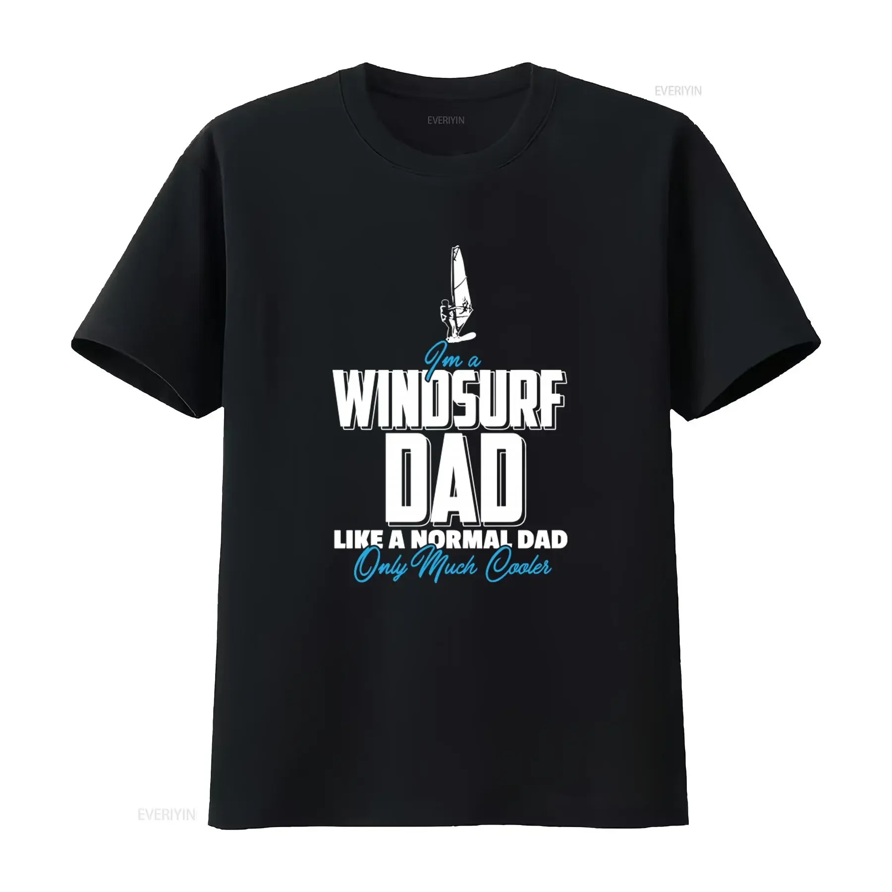 Windsurf Dad T Shirt I'm a Like Normal Only Much Cooler Perfect for Windsurfers Wave Lovers vintage Washed graphic homme