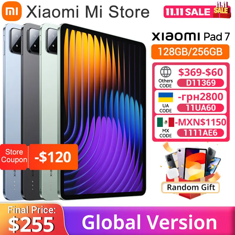 Xiaomi Pad 7 Глобальная версия
