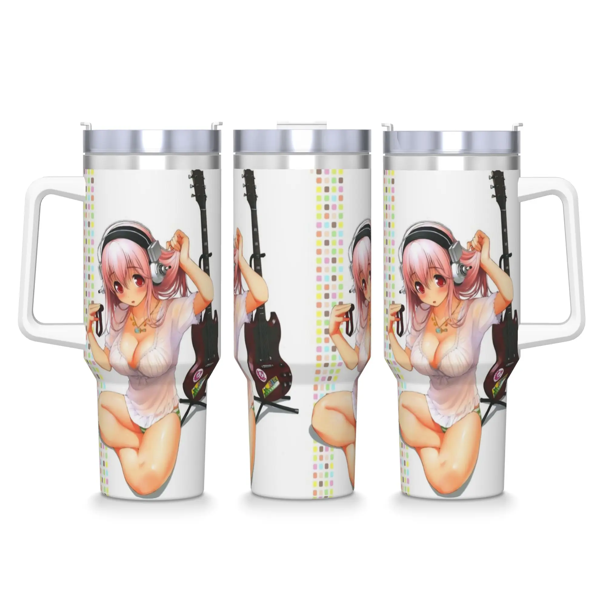 

Японский стакан Sonico Manga, бутылка для воды с горячими напитками, герметичные термочашки из нержавеющей стали, дорожные кружки «сделай сам», чашка