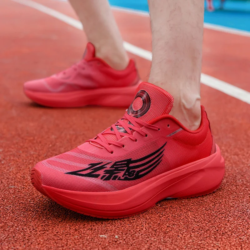 2024 Summer new mesh shoes breathable non-slip men's running shoes lightweight platform casual sports shoes