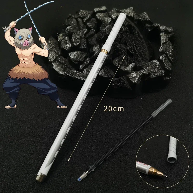 20 cm Unterschriftenstift Mitsuri Shinobu Tanjiro Legierung Echte Größe Kugelschreiber Anime Charakter Zubehör Bürobedarf Geschenke