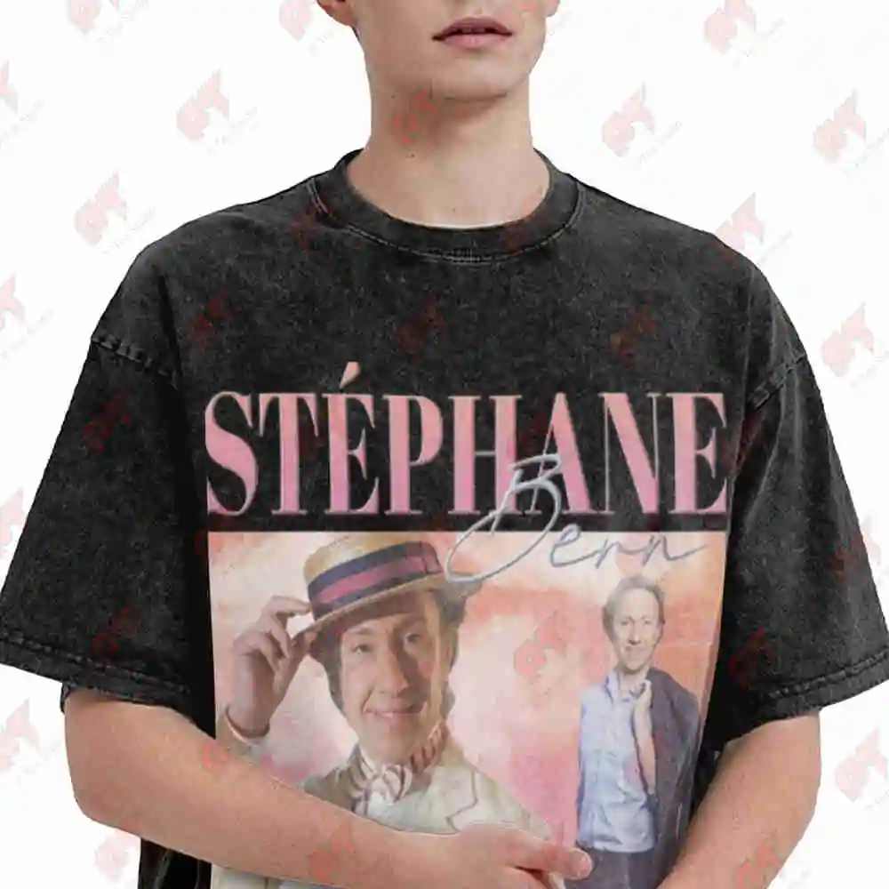 Stephane Bern Vintage 90s Vintage Washed Tee Pure Cotton T-Shirt