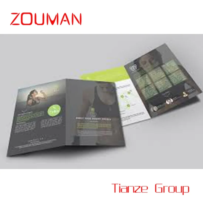 Folded Publicidade Flyer Magazine, Brochura Printing Booklet, A4, A5, A6