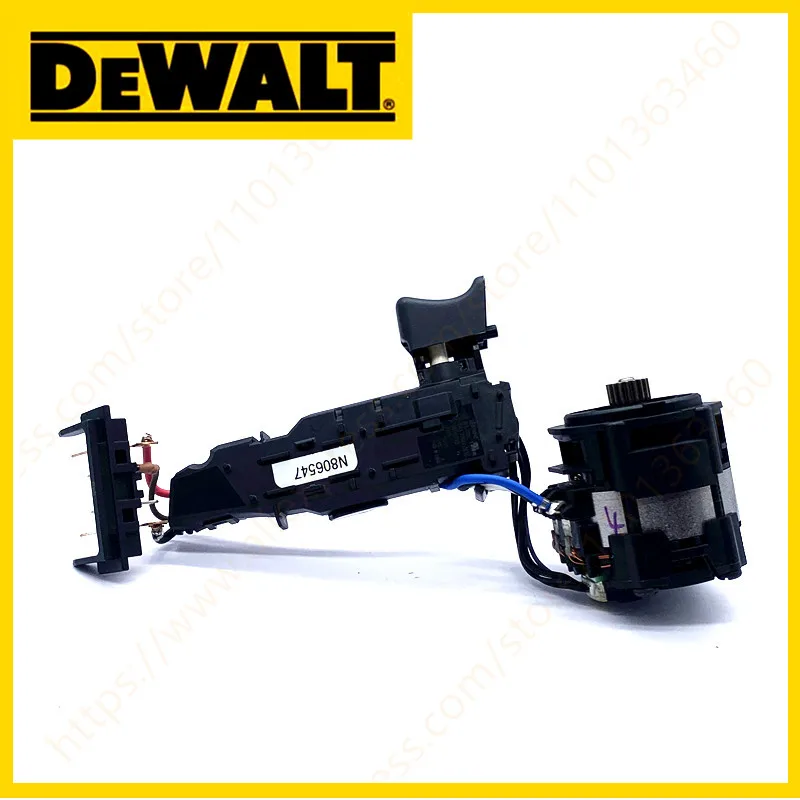 Двигатель и переключатель постоянного тока для Dewalt DCD777 DCD778 N493868 N806546, аксессуары для электроинструментов, детали для электроинструментов, 20 в