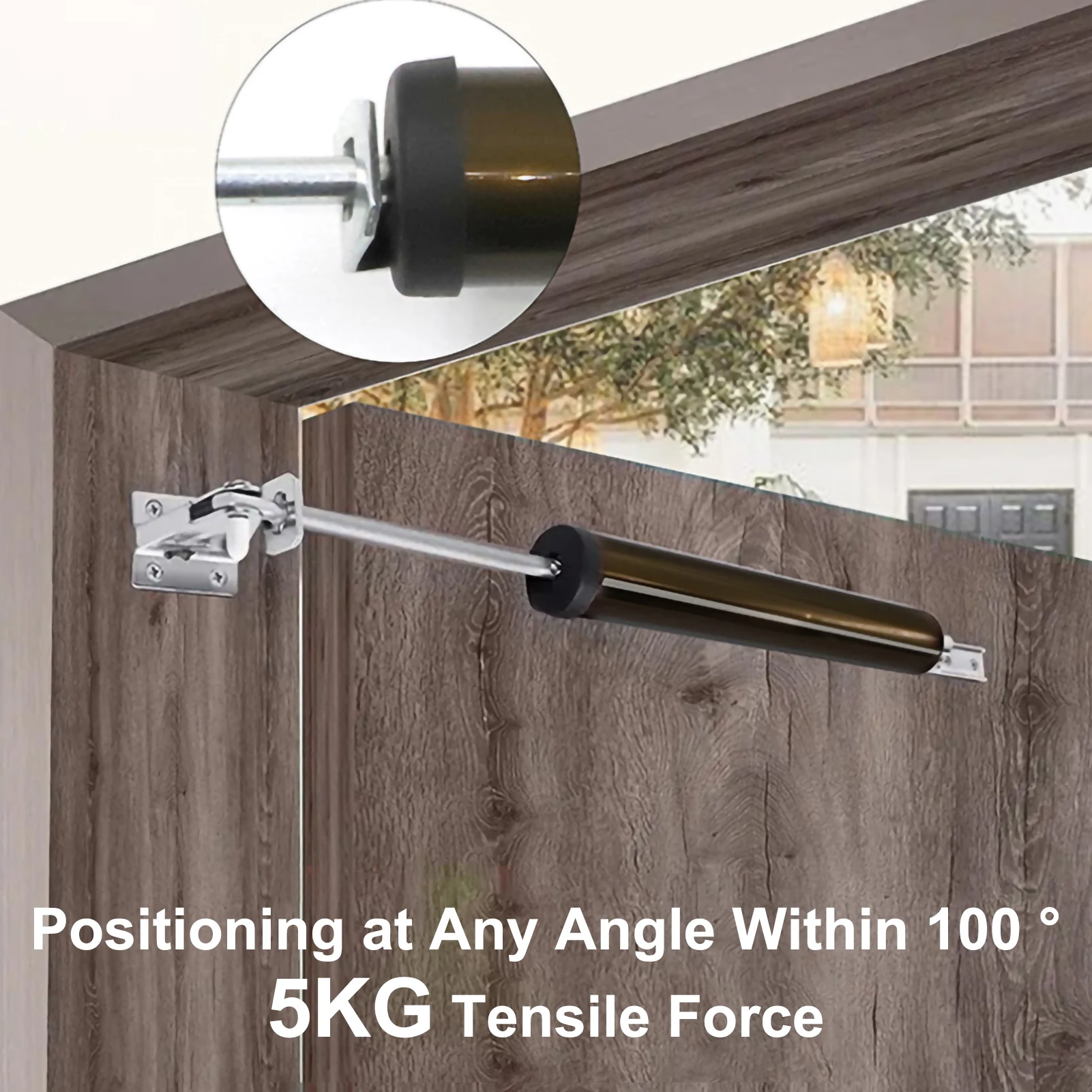 Silent Sliding Door Stopper Closer Hydraulic Buffer Speed 90 Degree Positioning Closing Folding Hardware Home Lock