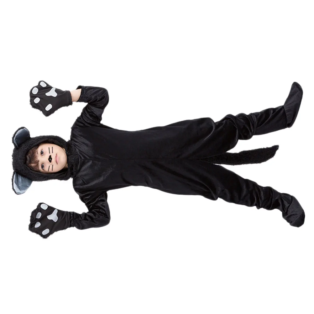 Kids Role Play Costume Cat Cosplay Clothes Girls Child Halloween Costumes