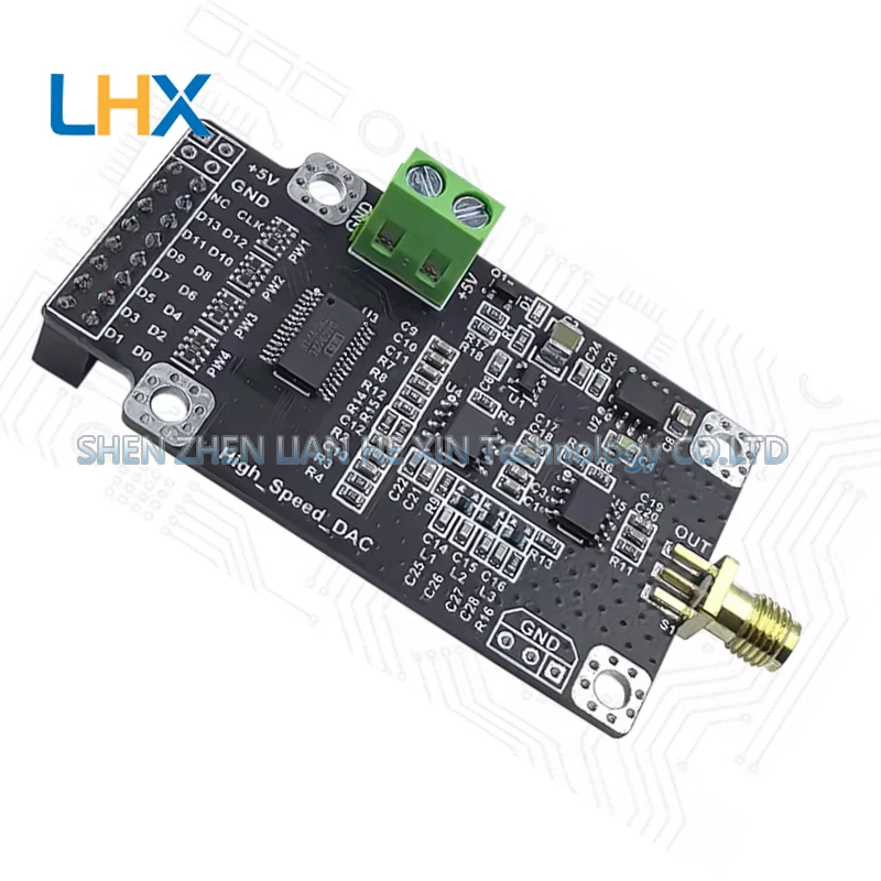 

DAC902 12-битный высокоскоростной ЦАП (цифро-аналоговый преобразователь) с модулем генератора сигналов и частотой параллельного дискретизации 165 МГц