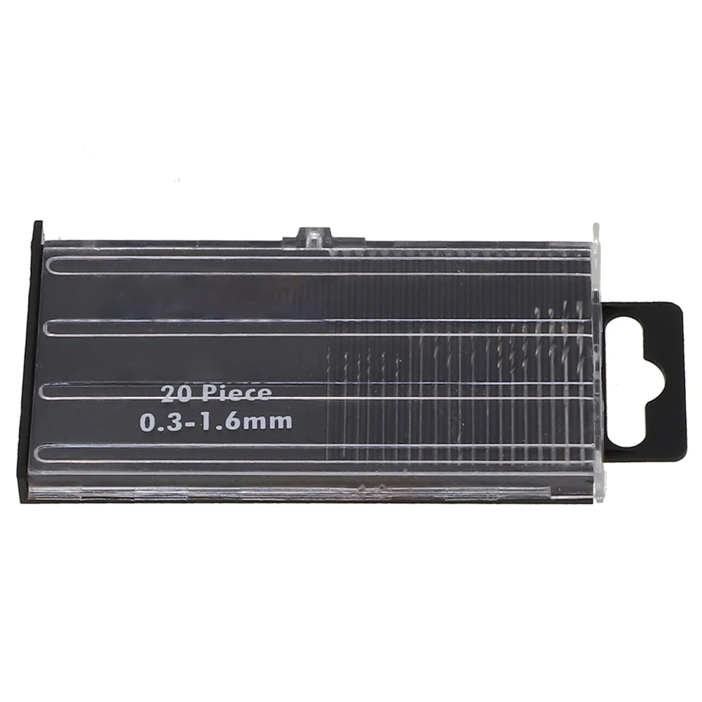 High Quality Woodworking Drilling Tools Hand Drill Drill Bit 0.3-3.2mm 21Pcs set Aluminum Alloy Power Rotary Tools Small