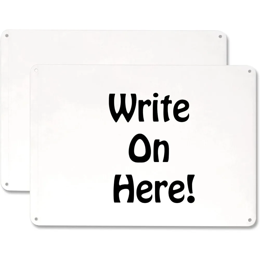 

2 упаковки, пустые алюминиевые вывески, 7x10 дюймов, заготовки для вывесок, металлические вывески для гаража с днем рождения, аренда, украшения Guidepost