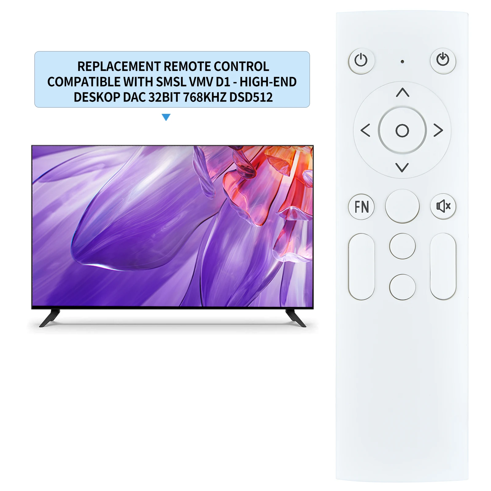 Télécommande de remplacement pour convertisseur numérique-analogique SMSL VMV D1 DAC