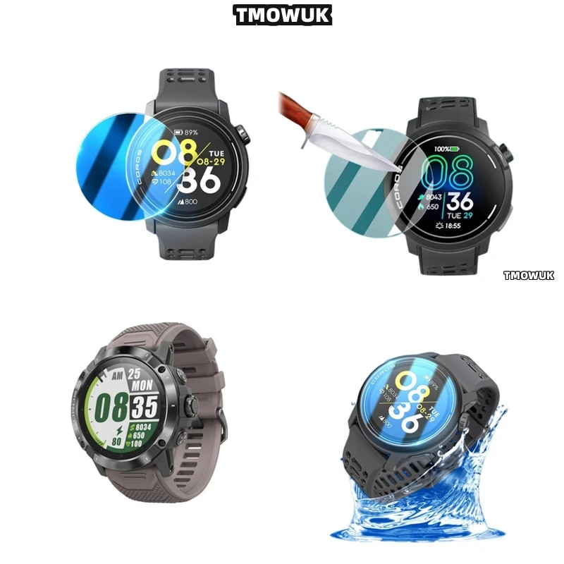 

​​For Coros PACE 2 46MM APEX 2 Pro VERTIX 2 Screen Protector 9H Hardness Anti-Scratch Ultra-Thin Smartwatch Film​​