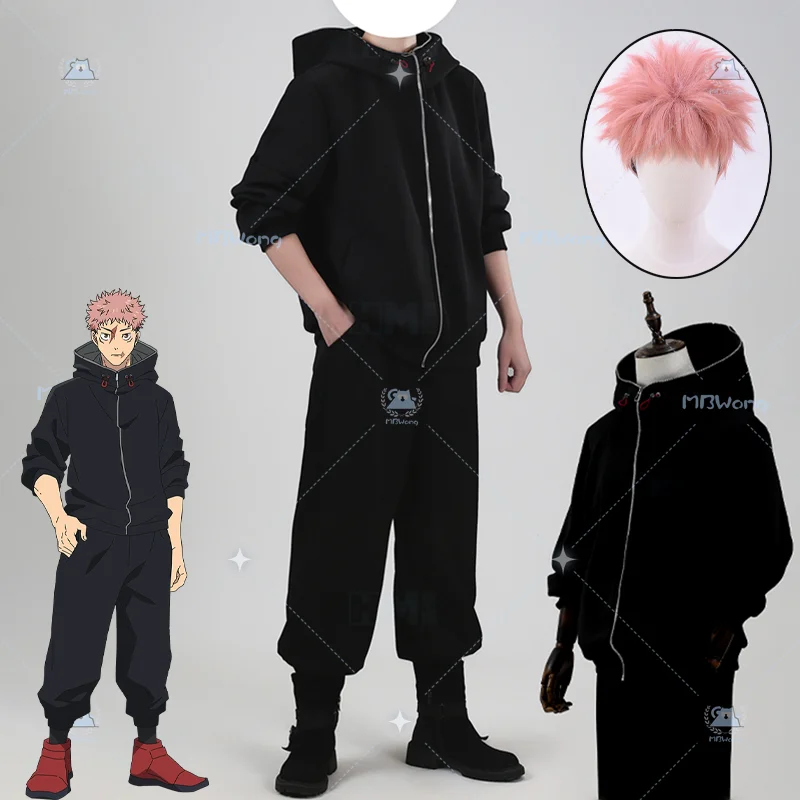 

Anime Culling Game Yuji Itadori Cosplay Costume Shimetsu Kaiyū-hen Yuji Outfit Informal Dress For Hallowmas Party Adut Men
