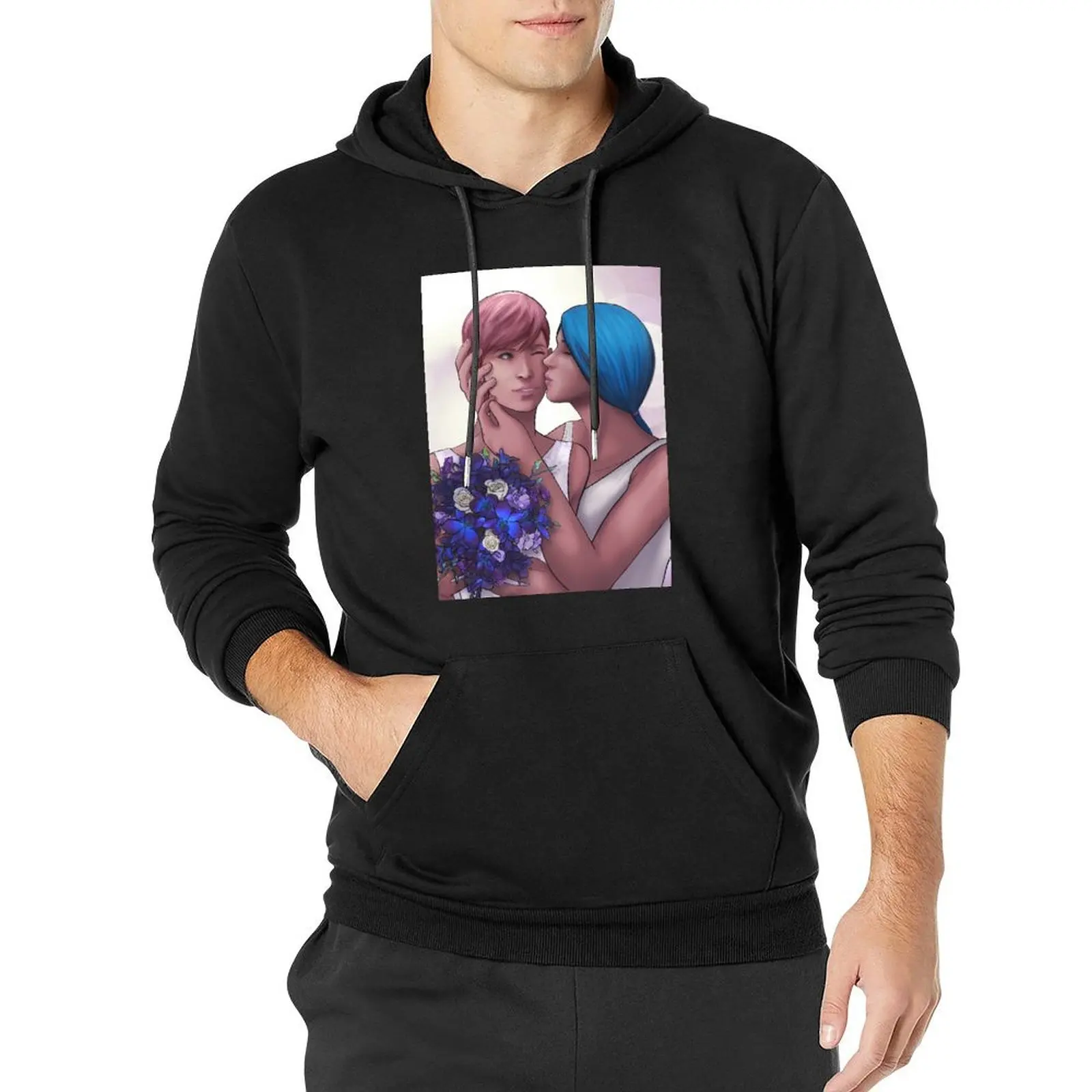 Traci love Pullover Hoodie men clothing autumn clothes japanese hoodie